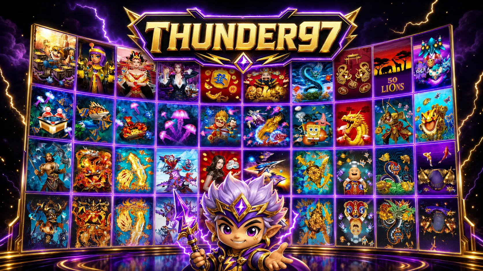 รวมสล็อตออนไลน์ THUNDER97 และค่ายเกมยอดนิยม
